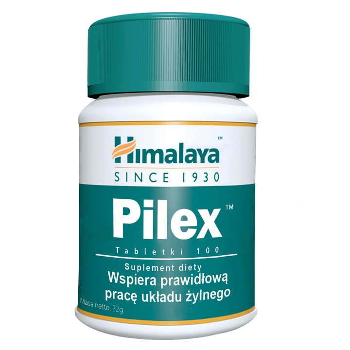 Himalaya Pilex Wsparcie Układu Żylnego Regulacja Ciśnienia 100 Tabletek