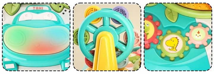 STOLIK EDUKACYJNY INTERAKTYWNY PIANINKO CIUCHCIA PIANINKO BĘBENEK PTASZEK