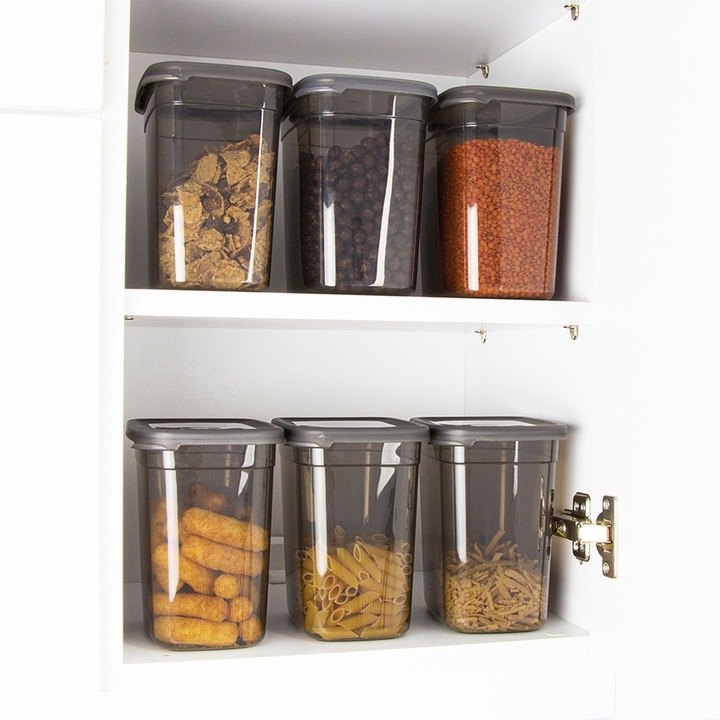 12x Pojemniki KUCHENNE produkty sypkie żywność kawę cukier sól makaron