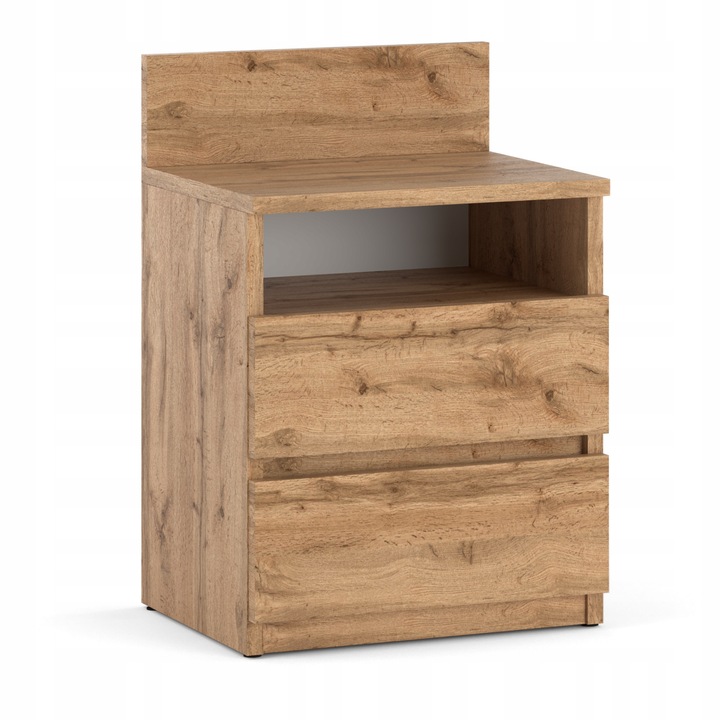 Szafka Nocna Stolik Nocny Wotan 40CM 2 Szuflady Półka Nakastlik Do