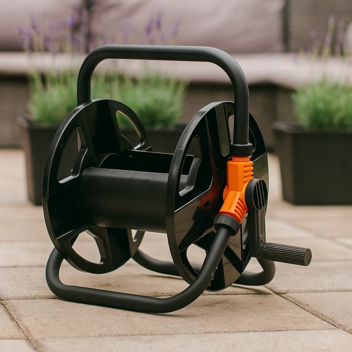 STOJAK NA WĄŻ OGRODOWY WÓZEK ZWIJACZ BĘBEN ZWIJAK STATW LEKKI