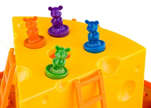 Gra Rodzinna Towarzyska Planszowa KOT I MYSZY Złap Ser Drabinki Cat & Mouse