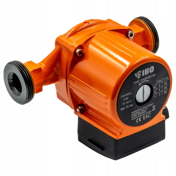 POMPA OBIEGOWA C.O. CYRKULACYJNA IBO 25-60/180 ŻEWLINA WYSOKA JAKOŚĆ