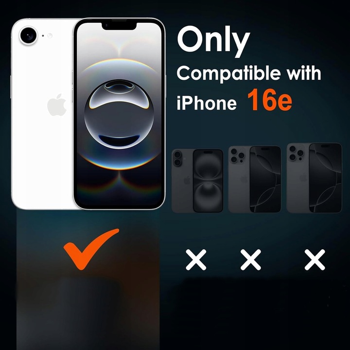 Etui do MagSafe PANCERNE MATT CASE + 2 SZTUKI SZKŁO do IPHONE 16e