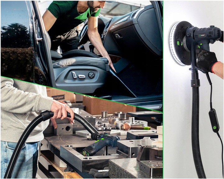 ODKURZACZ PRZEMYSŁOWY WARSZTATOWY MOKRO SUCHO HEPA POPIÓŁ GIPS MOCNY