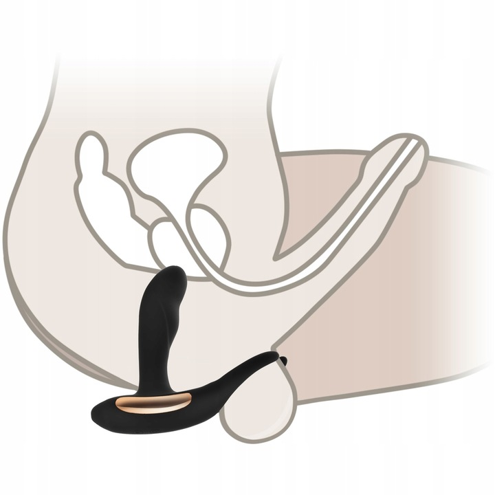 PODGRZEWANY MASAŻER PROSTATY 45stC WIBRATOR DLA PANÓW MASAŻER KROCZA JĄDER