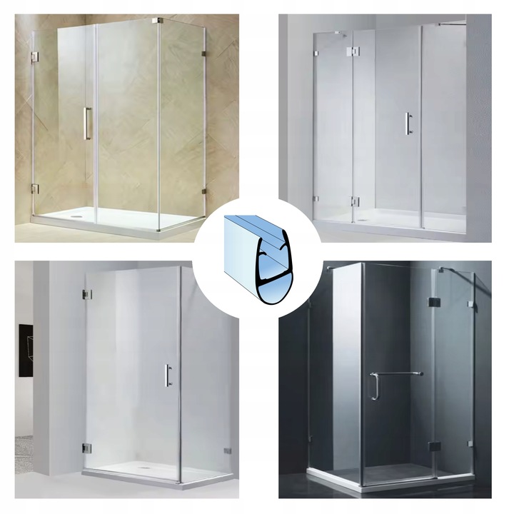 USZCZELKA DO KABINY PRYSZNICOWEJ BOCZNA PIONOWA 5 6 MM 200 CM 2 M