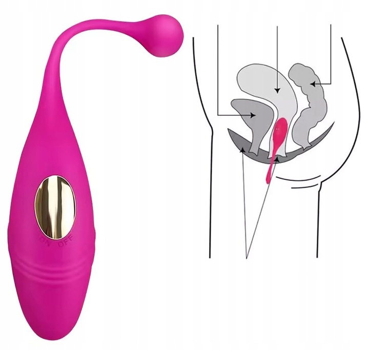 WIBRATOR JAJECZKO WIBRUJĄCE Z APLIKACJĄ - MOCNE DOZNANIA