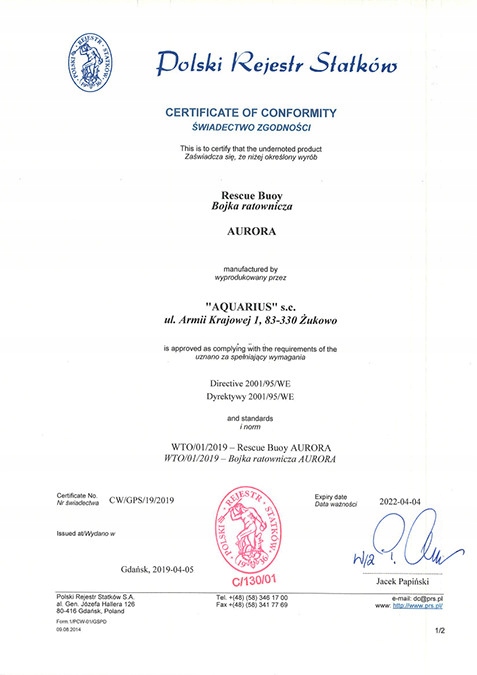 Bojka asekuracyjna boja do pływania pływacka deska