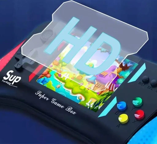 KONSOLA PRZENOŚNA DO GIER RETRO 500 GIER TV + PAD DO GRY WE 2