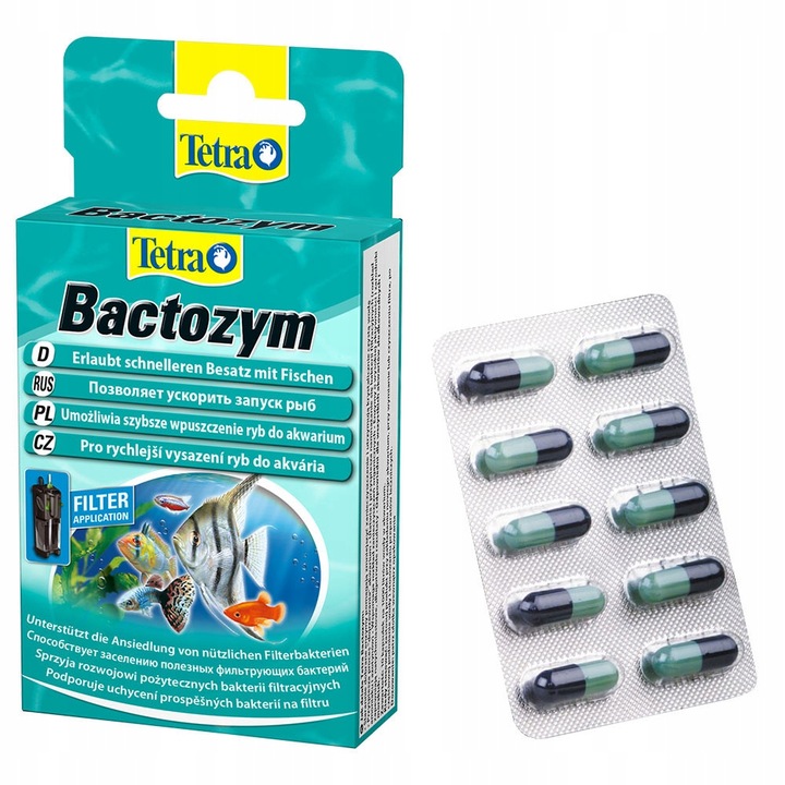 Tetra Bactozym Enzymy dla bakterii 10 kapsułek