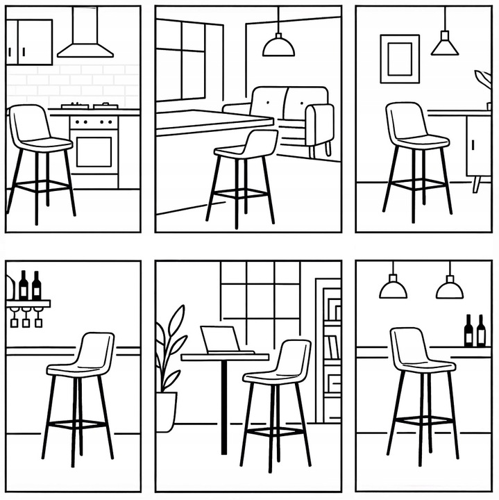 HOKER RUSTYKALNY TABORET STOŁEK OKRĄGŁY METALOWY BAROWY KUCHENNY LOFT