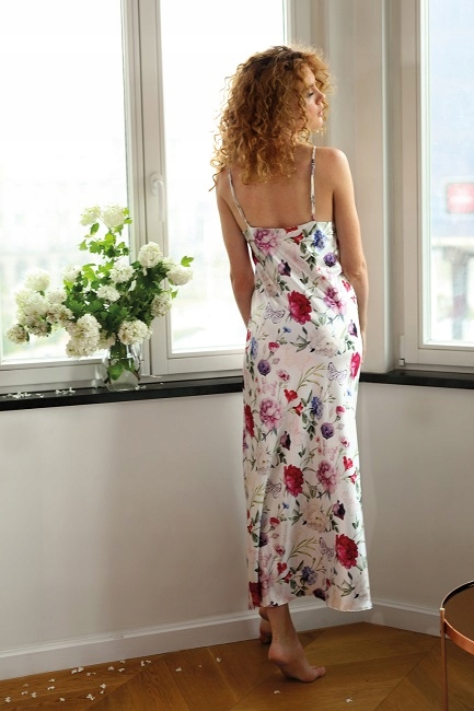 HALKA FLOWERS DK-HI M biały DKAREN