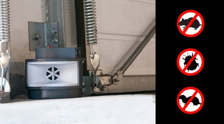 MOCNY! Odstraszacz KUN MYSZY NIETOPERZY Duo Pro Pestrepeller LS-927M