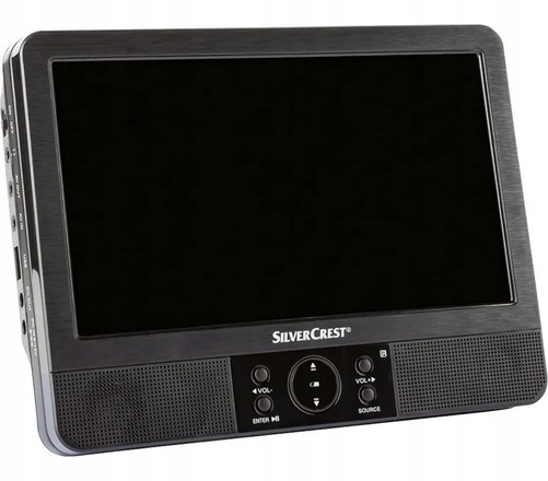 SILVERCREST SPDVD 1 A1 Monitory w zagłówkach przenośne zestaw USB DVD