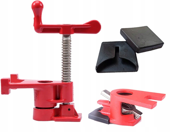 4-SZT ŚCISK STOLARSKI RUROWY BEZKOŃCOWY 3/4