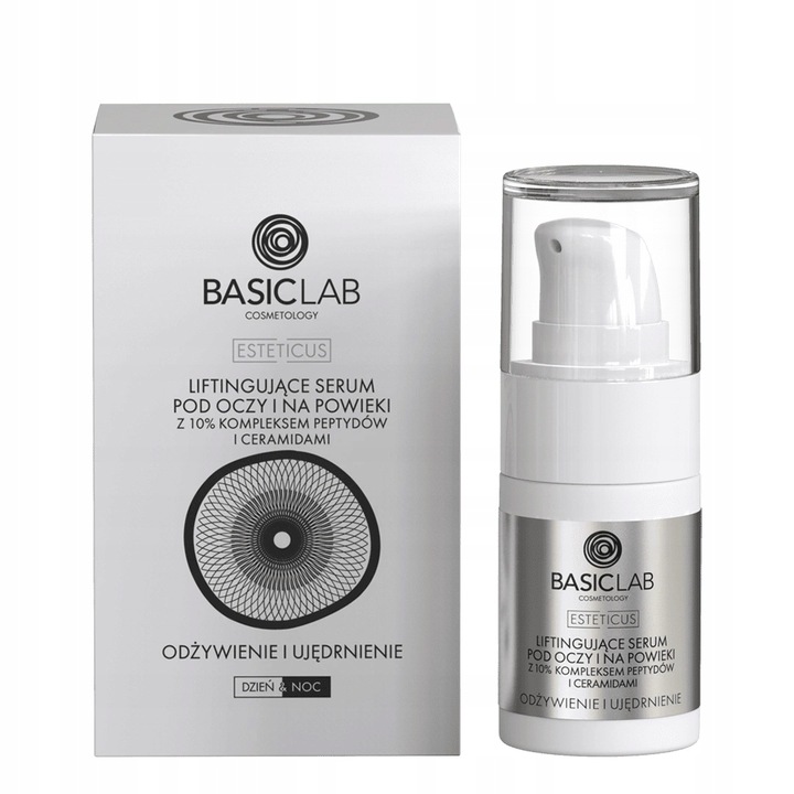 BasicLab- Liftingujące Serum pod Oczy i na Powieki 15ml