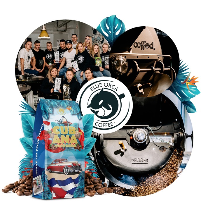 Kawa ziarnista 1KG CUBANA TOCORORO Świeżo Palona 100% ARABICA + GRATIS