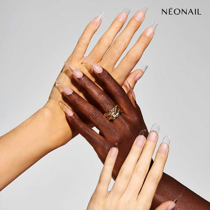 NEONAIL Tipsy elastyczne INVISIBLE FLEXI TIPS - 02 Clear Square 300