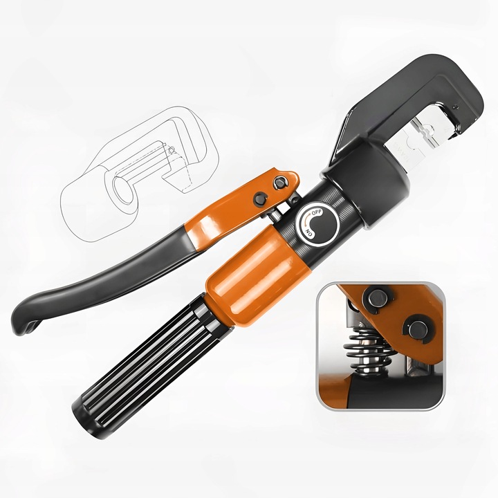 ZACISKARKA DO TULEJEK PRASKA DO KABLI SZEŚCIOKĄTNA HYDRAULICZNA +