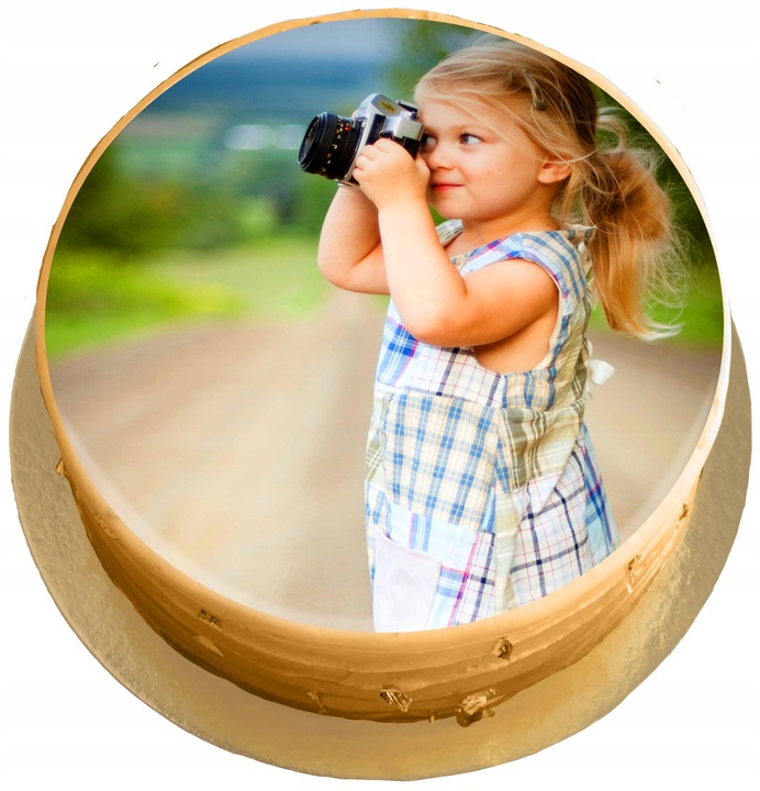 CUKROWY OPŁATEK NA TORT Z TWOIM ZDJĘCIEM + TEKST WYDRUK CUKROWY