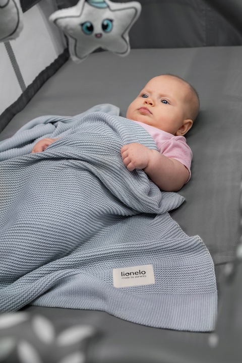 KOCYK BAMBUSOWY OTULACZ DZIECIĘCY 75x100cm MIĘKKI LIONELO BAMBOO BLANKET