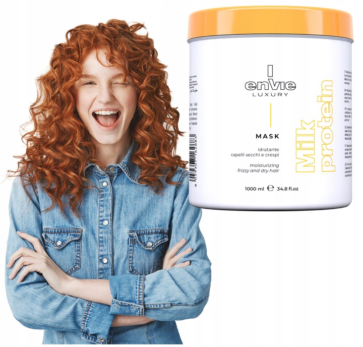 Envie Milk Mleczna Maska Do Włosów PUSZĄCYCH SIĘ KRĘCONYCH NAWILŻAJĄCA