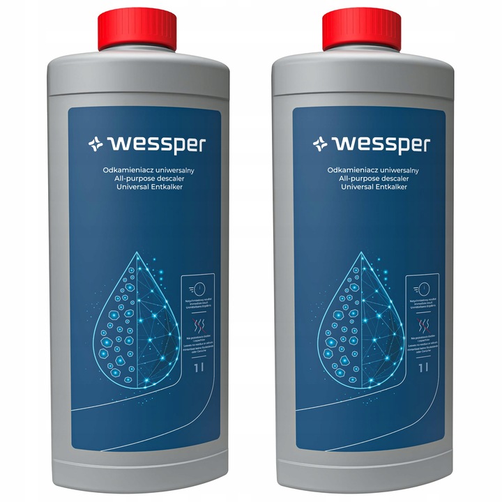 Odkamieniacz do ekspresu do kawy Wessper CleanMax - 2x 1l