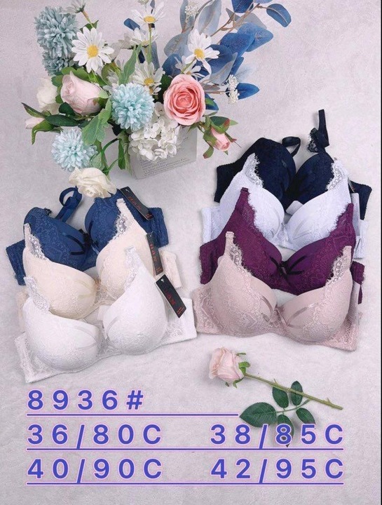 Biustonosz koronkowy stanik usztywniany zbierający z fiszbinami 90C kolory