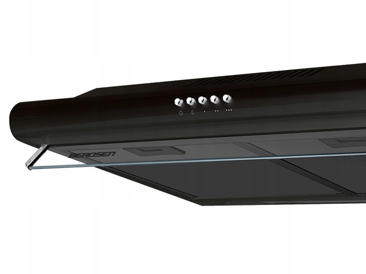 OKAP PODSZAFKOWY KUCHENNY 60cm BERDSEN CZARNY 10A