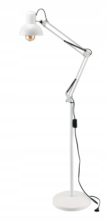 Lampka Lampa Podłogowa Stojaca LED 1xE27 185CM Stabilna + Regulacja