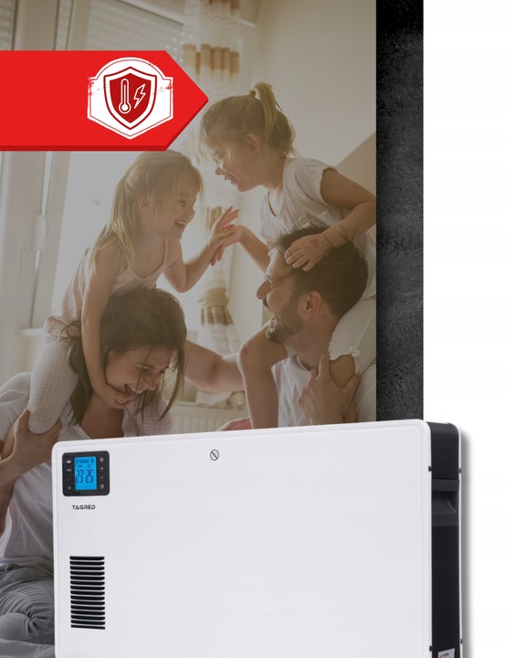 Grzejnik Konwektorowy Turbo Pilot Timer LCD Bardzo Mocny 2300W