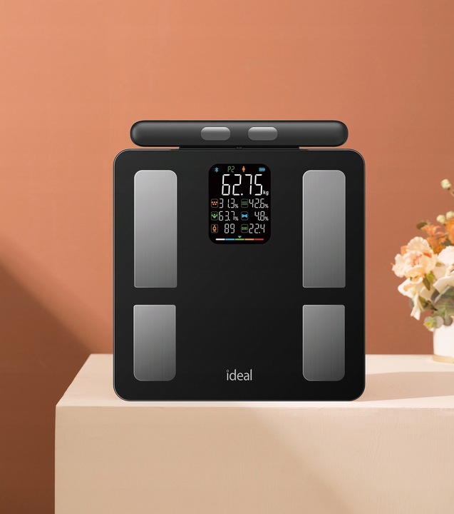 WAGA ŁAZIENKOWA BLUETOOTH ANALITYCZNA INTELIGENTNA Apple Health Google