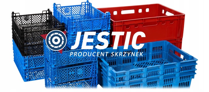 SKRZYNKA POJEMNIK EURO E2 NIEBIESKA NOWA MOCNA