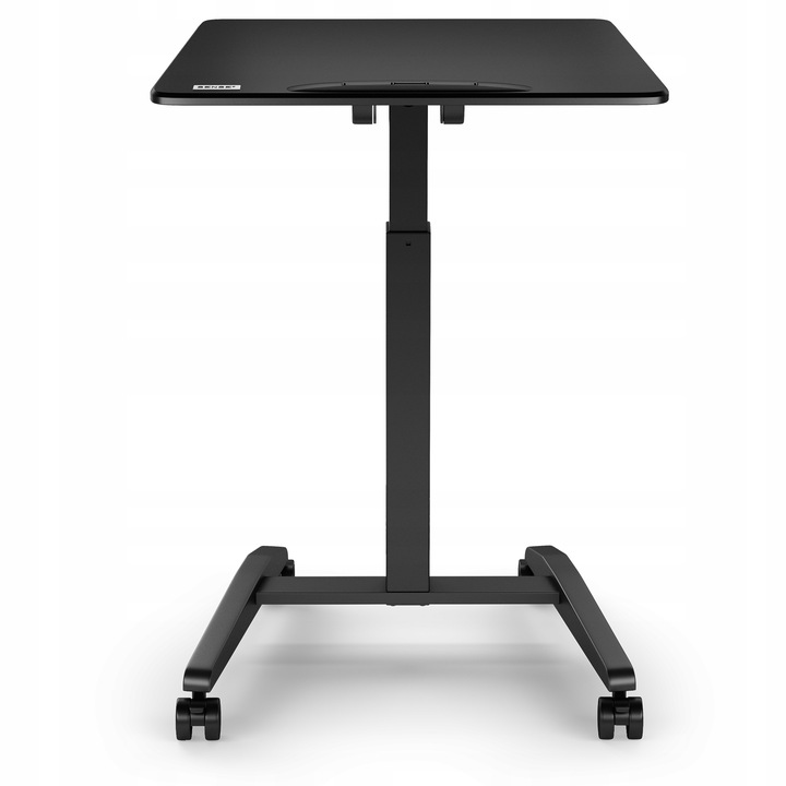Biurko Mobilne Regulowane Składane Stolik Pod Laptopa Kółka 70x52cm