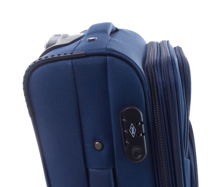 RGL ŚREDNIA WALIZKA PODRÓŻNA XL 4 KÓŁKACH materiałowa miękka