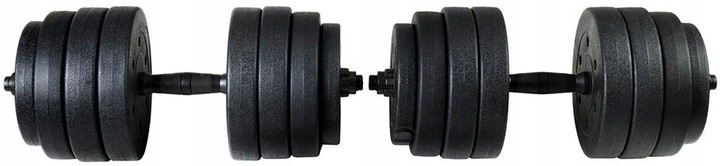 REGULOWANE HANTLE 40 KG ZESTAW HANTLI 2X20 KG Z FUNKCJĄ SZTANGI