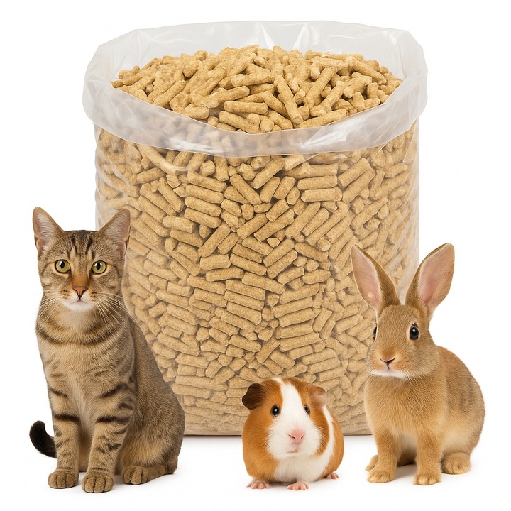 Podłoże dla gryzoni naturalny PELLET żwirek dla kota królika gryzoni