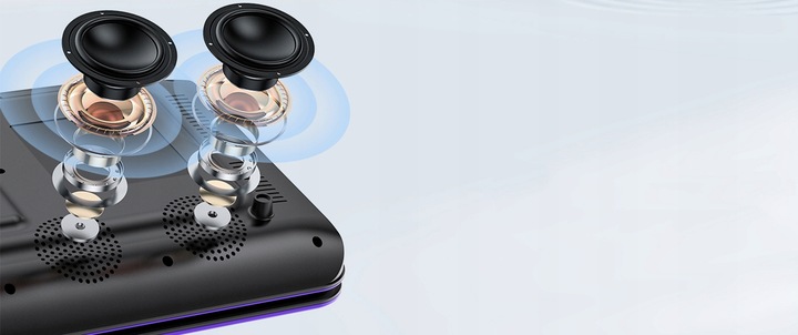 PRZENOŚNY SAMOCHODOWY ODTWARZACZ DVD 9'' LCD FIOLETOWY na 2000mAh Baterią