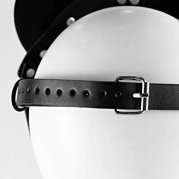 MASKA BDSM NA OCZY TWARZ Z USZAMI SKÓRA SEXY KOT