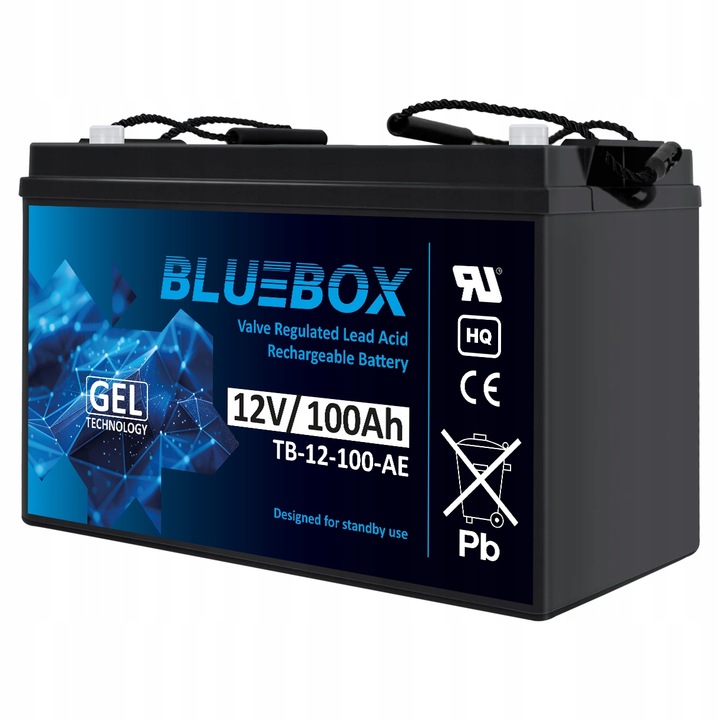Akumulator żelowy BLUEBOX bezobsługowy UPS 12 Volt 12V 100Ah UPS