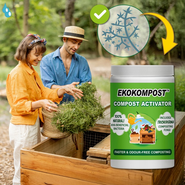 Koncentrat, przyspieszacz kompostowania aktywator kompostu EKOKOMPOST