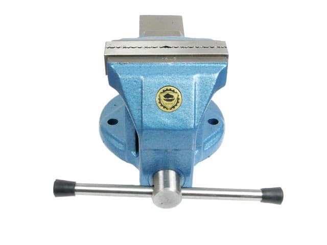 Imadło ślusarskie stałe typ 1250 150 mm BISON-BIAL do warsztatu wiertarki