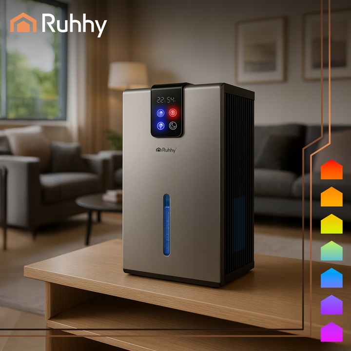 Osuszacz Powietrza Pochłaniacz Wilgoci Higrostat Higrometr Wydajny