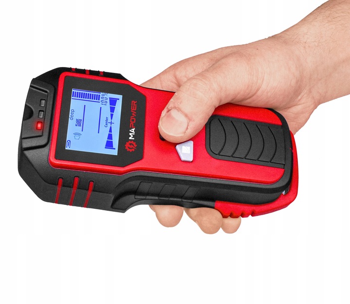 WYKRYWACZ PRZEWODÓW DETEKTOR DREWNA METALU KABLI RUR W ŚCIANIE MAPOWER