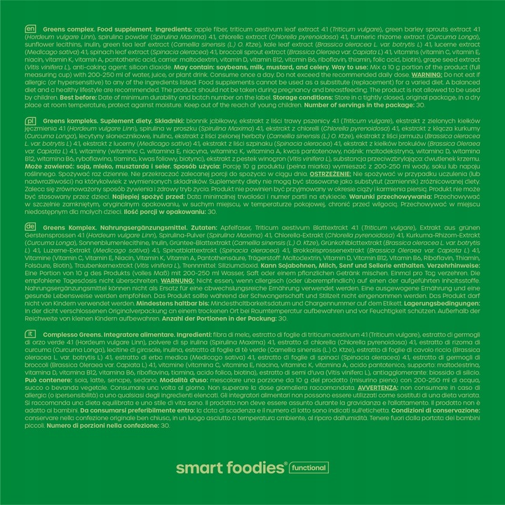 Smart Detox greens komplex 300 g