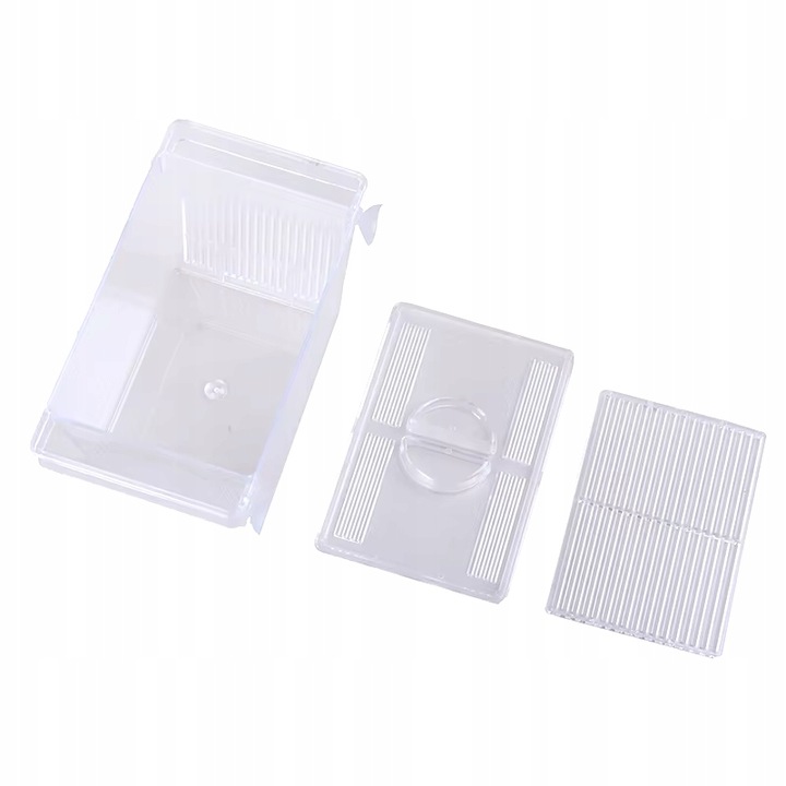 Kotnik Plastikowy dla Ryb Rozmiar L 22,5x9,5x10cm Dwie Komory DUŻY