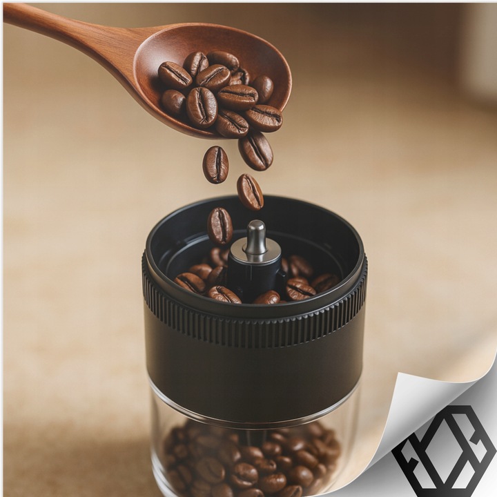 MINI ELEKTRYCZNY MŁYNEK DO MIELENIA KAWY PRZYPRAW PRZENOŚNY WYDAJNY