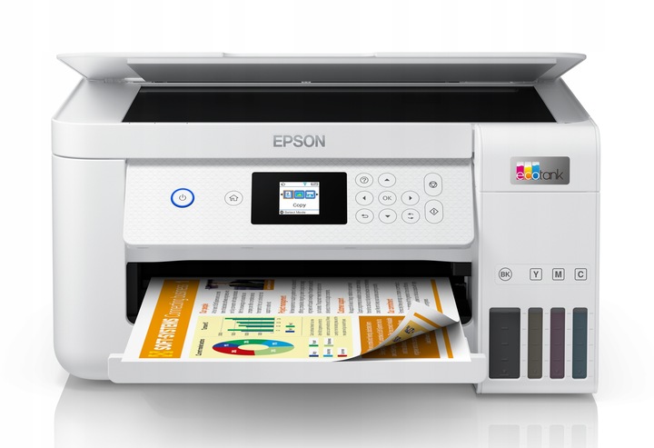 Drukarka Epson EcoTank Urządzenie 3w1 Skaner Druk KOLOR DUPLEX WIFI + TUSZE