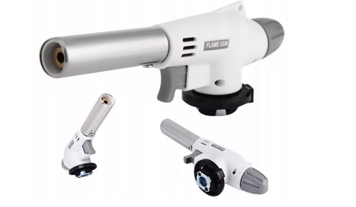 PALNIK GAZOWY OPALARKA LUTLAMPA + 6 x KARTUSZE GAZY NABOJE + RĘKAWICE